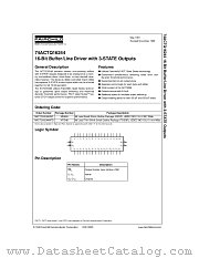 74ACTQ16244 datasheet pdf Fairchild Semiconductor