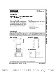 74ACTQ843 datasheet pdf Fairchild Semiconductor