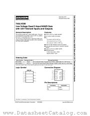 74ALVC00 datasheet pdf Fairchild Semiconductor