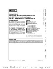 74ALVC162245 datasheet pdf Fairchild Semiconductor