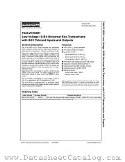 74ALVC16501 datasheet pdf Fairchild Semiconductor