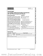 74ALVC16601 datasheet pdf Fairchild Semiconductor