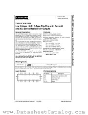 74ALVCH162374 datasheet pdf Fairchild Semiconductor