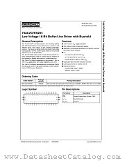 74ALVCH16244 datasheet pdf Fairchild Semiconductor