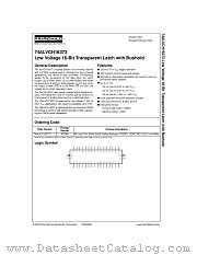 74ALVCH16373 datasheet pdf Fairchild Semiconductor