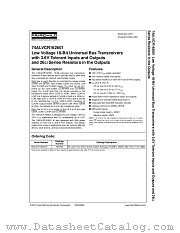 74ALVCR162601 datasheet pdf Fairchild Semiconductor