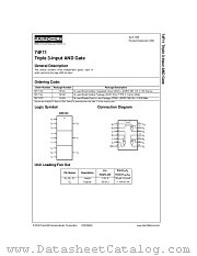 74F11 datasheet pdf Fairchild Semiconductor