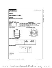 74F125 datasheet pdf Fairchild Semiconductor