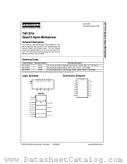 74F157A datasheet pdf Fairchild Semiconductor