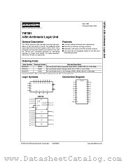 74F381 datasheet pdf Fairchild Semiconductor