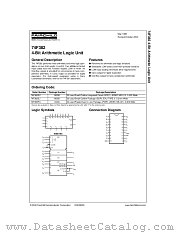74F382 datasheet pdf Fairchild Semiconductor