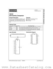 74F521 datasheet pdf Fairchild Semiconductor