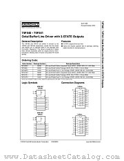 74F540 datasheet pdf Fairchild Semiconductor