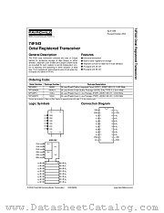 74F543 datasheet pdf Fairchild Semiconductor