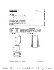 74F544 datasheet pdf Fairchild Semiconductor