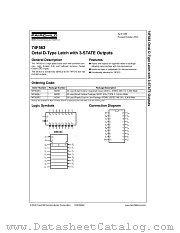 74F563 datasheet pdf Fairchild Semiconductor
