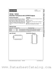 74F645 datasheet pdf Fairchild Semiconductor