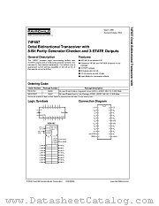 74F657 datasheet pdf Fairchild Semiconductor