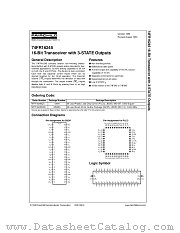 74FR16245 datasheet pdf Fairchild Semiconductor