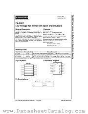74LCX07 datasheet pdf Fairchild Semiconductor