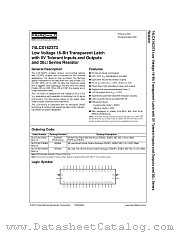 74LCX162373 datasheet pdf Fairchild Semiconductor