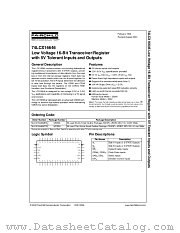 74LCX16646 datasheet pdf Fairchild Semiconductor