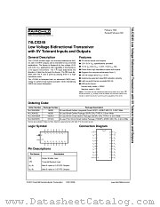 74LCX245 datasheet pdf Fairchild Semiconductor