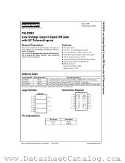 74LCX32 datasheet pdf Fairchild Semiconductor