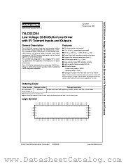 74LCX32244 datasheet pdf Fairchild Semiconductor