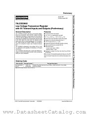 74LCX32652 datasheet pdf Fairchild Semiconductor