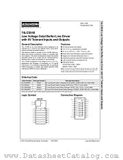 74LCX540 datasheet pdf Fairchild Semiconductor
