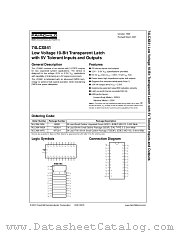 74LCX841 datasheet pdf Fairchild Semiconductor
