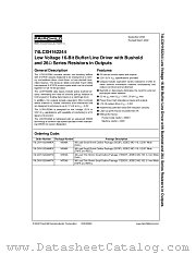 74LCXH162244 datasheet pdf Fairchild Semiconductor
