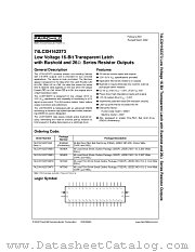74LCXH162373 datasheet pdf Fairchild Semiconductor