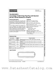 74LCXH162374 datasheet pdf Fairchild Semiconductor