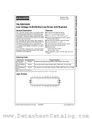 74LCXH16244 datasheet pdf Fairchild Semiconductor