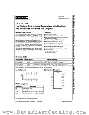 74LCXH2245 datasheet pdf Fairchild Semiconductor
