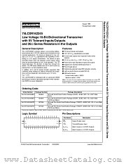 74LCXR162245 datasheet pdf Fairchild Semiconductor