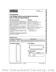 74LCXZ16240 datasheet pdf Fairchild Semiconductor
