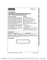 74LCXZ16245 datasheet pdf Fairchild Semiconductor