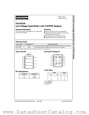 74LVQ125 datasheet pdf Fairchild Semiconductor