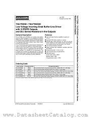 74LVT2240 datasheet pdf Fairchild Semiconductor