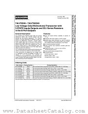 74LVT2245 datasheet pdf Fairchild Semiconductor
