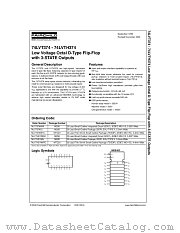 74LVT374 datasheet pdf Fairchild Semiconductor