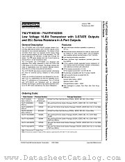 74LVTH162245 datasheet pdf Fairchild Semiconductor