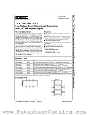 74LVTH245 datasheet pdf Fairchild Semiconductor