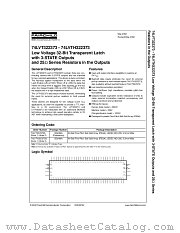74LVTH322373 datasheet pdf Fairchild Semiconductor