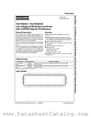 74LVTH32244 datasheet pdf Fairchild Semiconductor