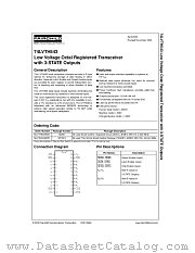 74LVTH543 datasheet pdf Fairchild Semiconductor