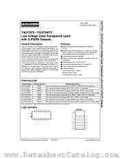 74LVTH573 datasheet pdf Fairchild Semiconductor